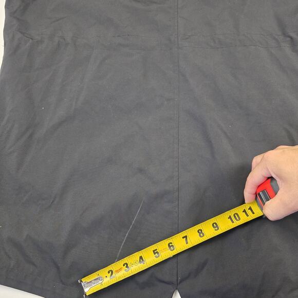 Michael Kors Coat Mens XL Black Hooded Parka Zip Snap Pockets Fishtail Hem MK - Picture 11 of 16